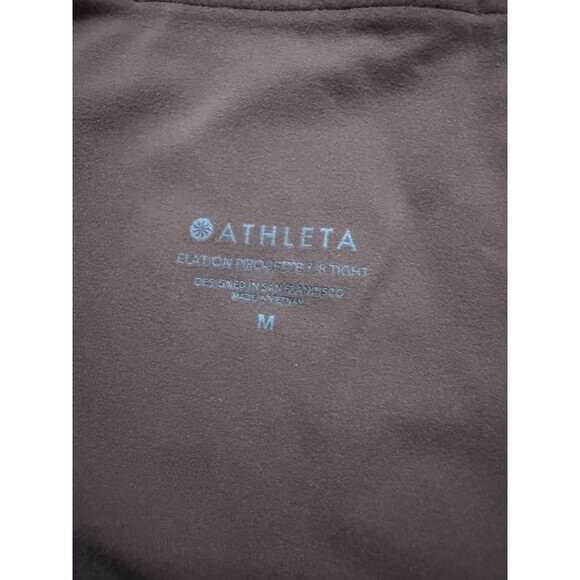 Athleta Elation‎ Pirouette 7/8 Tight Women's Medium Skinny Stretch Legging - Picture 3 of 8